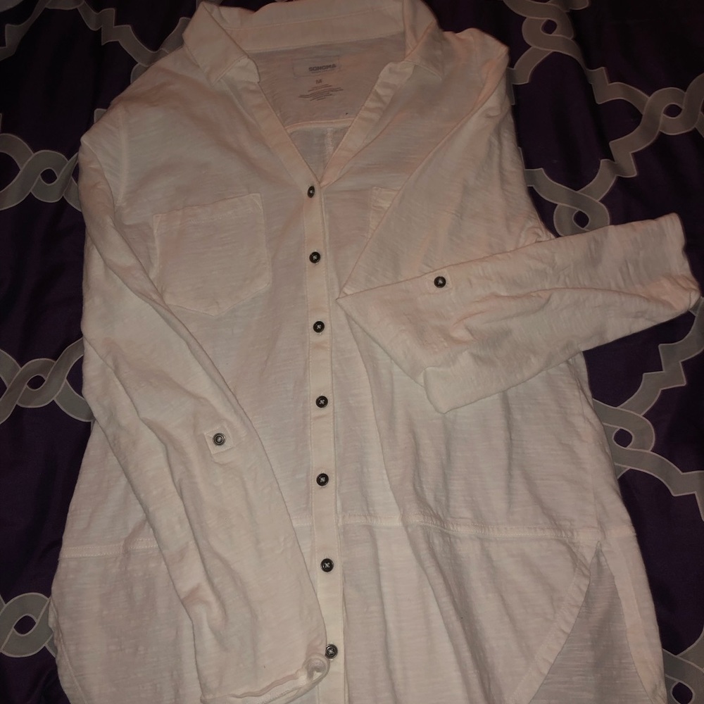 White long sleeve shirt